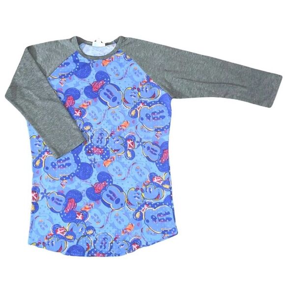 LuLaRoe Randy Disney Mickey XS Purple - Picture 1 of 3